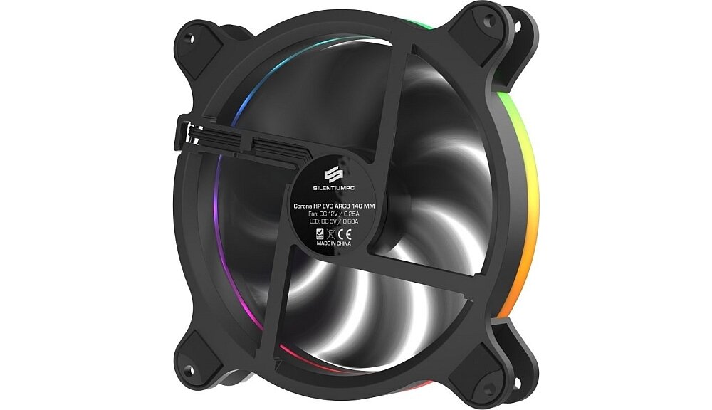 Wentylator SILENTIUM PC Corona HP Evo ARGB sterowanie