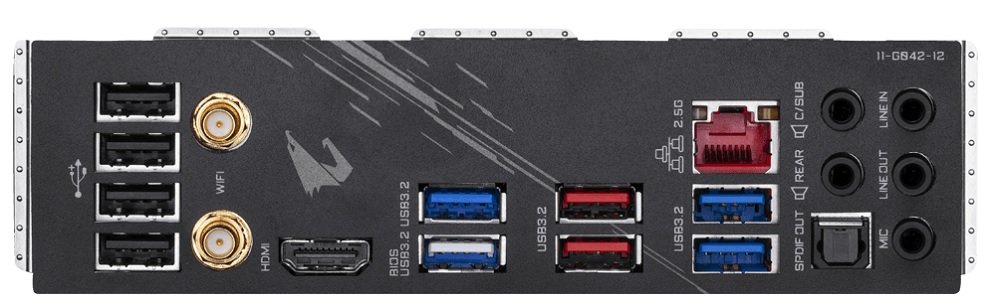 Płyta główna GIGABYTE Z490 AORUS ELITE AC złącza USB 3.2 Gen2 HDMI