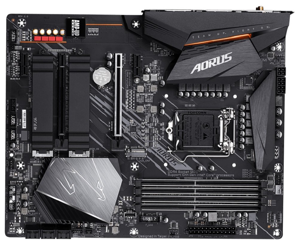 Płyta główna GIGABYTE Z490 AORUS ELITE AC Ultra Durable płytka PCB z dodatkową wartswą miedzi