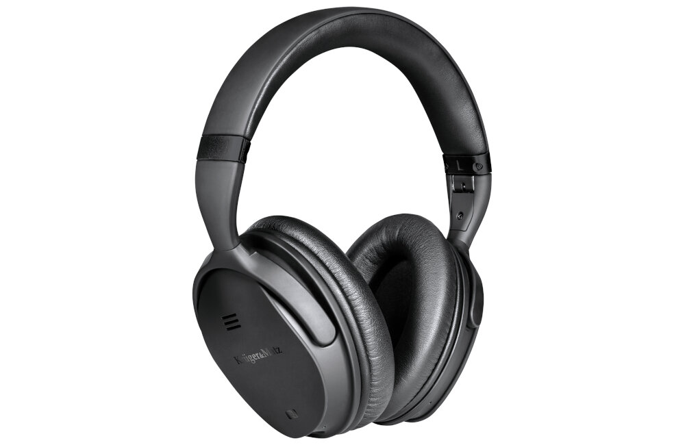 SŁUCHAWKI BLUETOOTH KRUGER&MATZ F7A ANC NAUSZNE CZARNE dynamika regulacja głośności