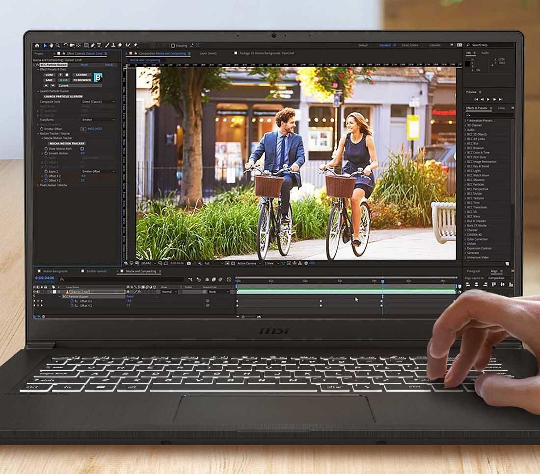 Laptop MSI Modern 15 - NVIDIA GeForce 