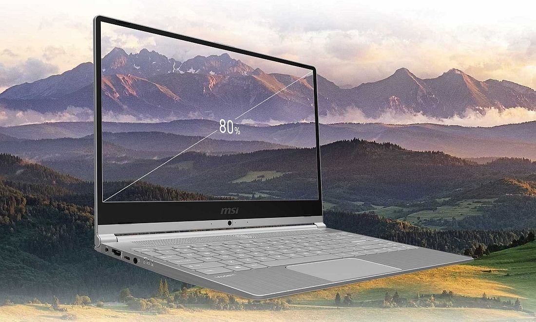 Laptop MSI Modern 14 - ekran 