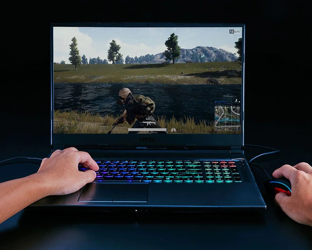 Laptop MSI GP75 Leopard i7-10750H 8GB 512GB SSD GF-RTX 2060 W10 gamingowy wyświetlacz żywe kolory