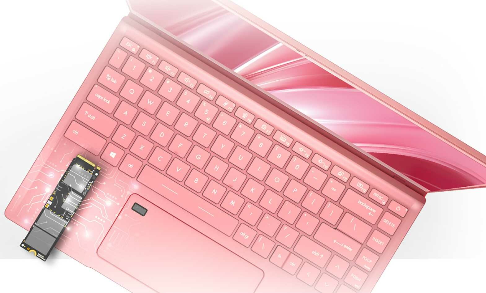 Laptop MSI Prestige 14 - dysk SSD 