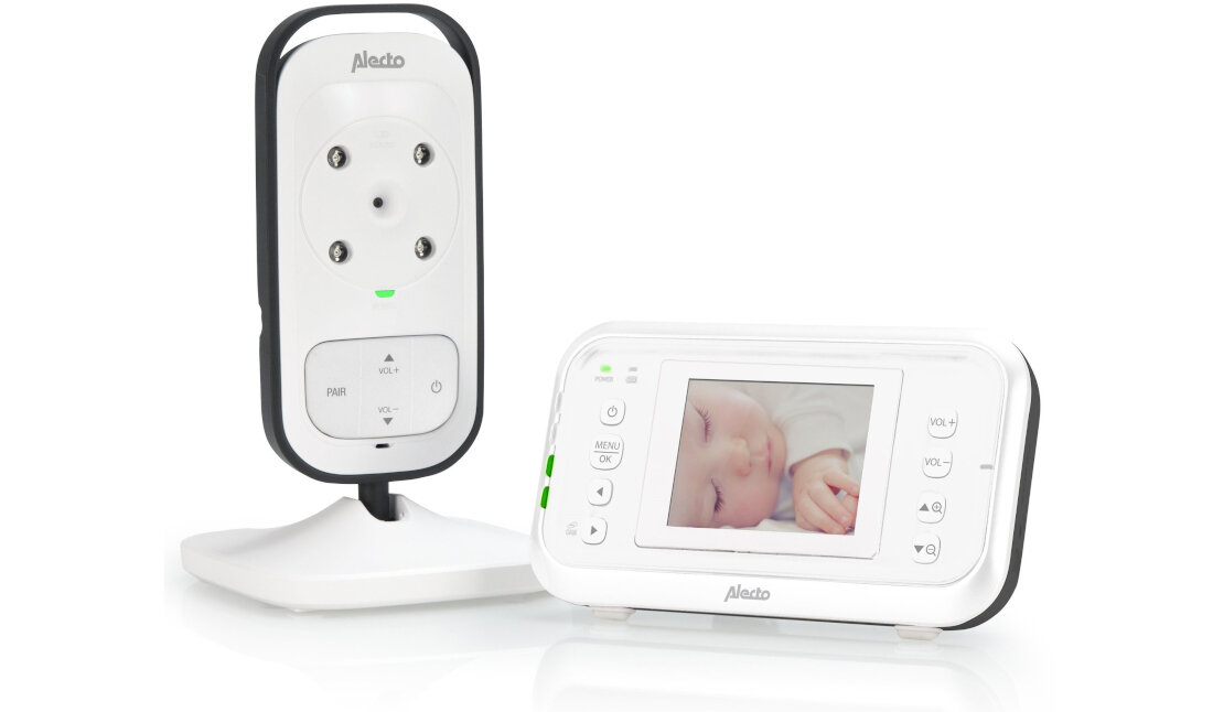 Niania elektroniczna ALECTO DVM-73 duzy zasieg 300m funkcja ostrzegania wskaznik sygnalu