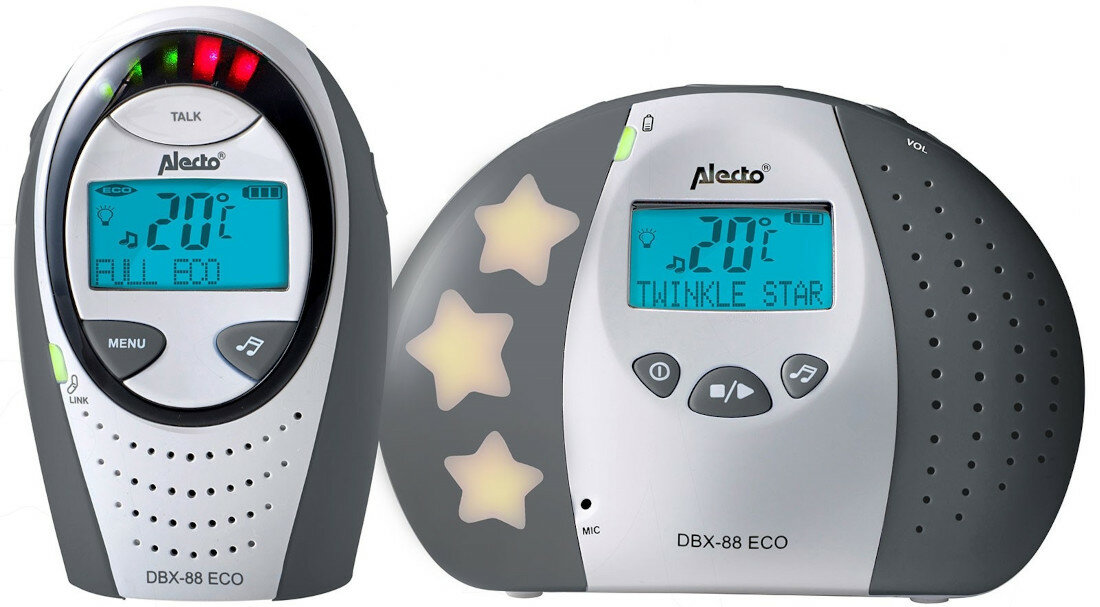 Niania elektroniczna ALECTO DBX-88 Limited Szary czujnik temperatury