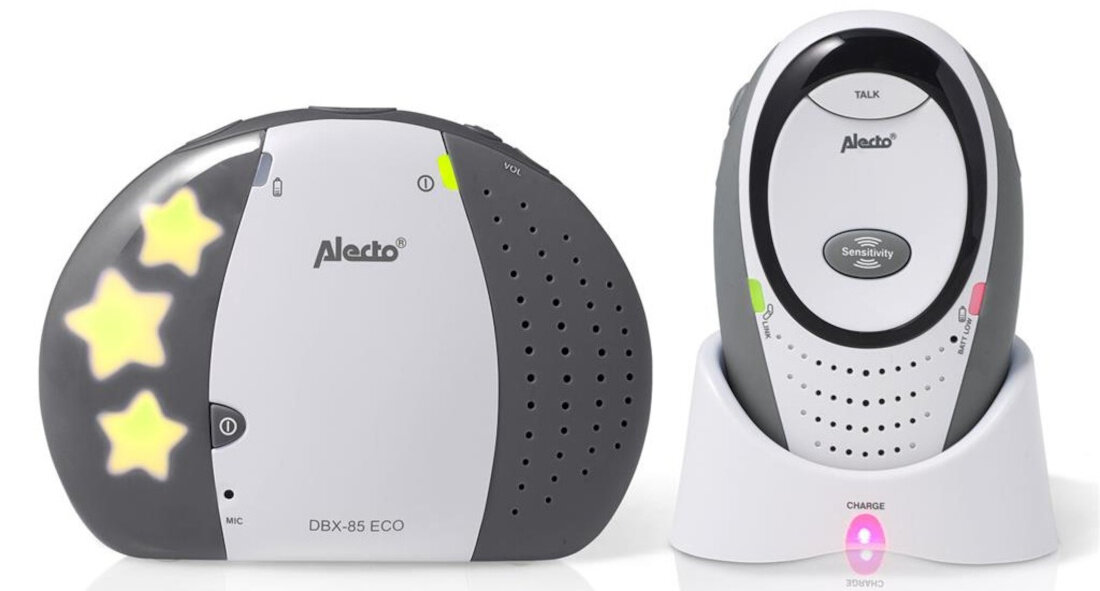Niania elektroniczna ALECTO DBX-85 Limited Szary dobra regulacja glosnosci i czulosci