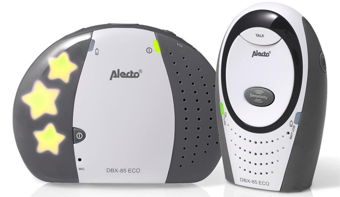 Niania elektroniczna ALECTO DBX-85 Limited Szary czas czuwania wskaznik ladowania baterii sygnal dzwiekowy