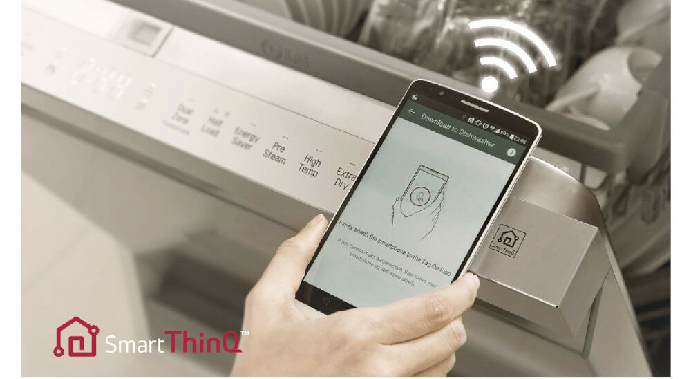 Zmywarka LG DF415HSS SmartThinQ™ funkcje