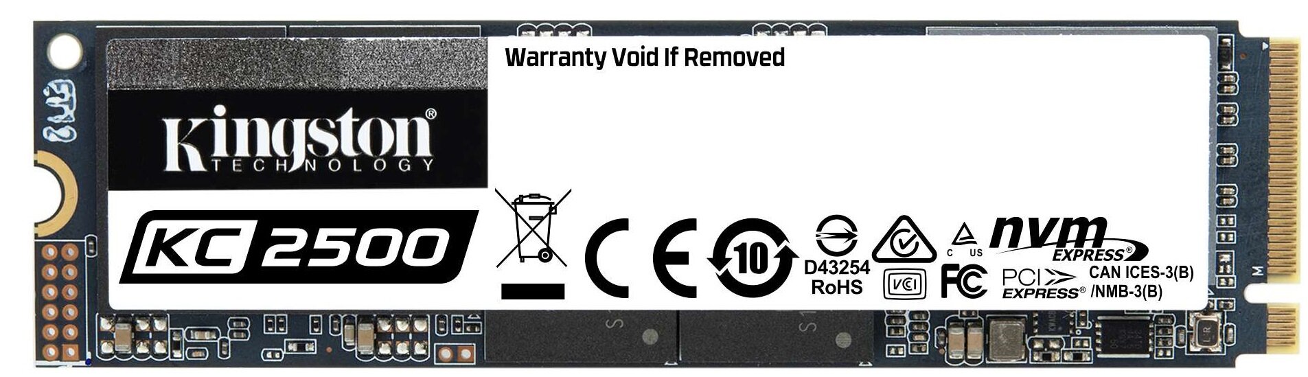 Dysk KINGSTON KC2500 SSD - Format M.2 PCI Express x4 NVMe sprawność i wydajność