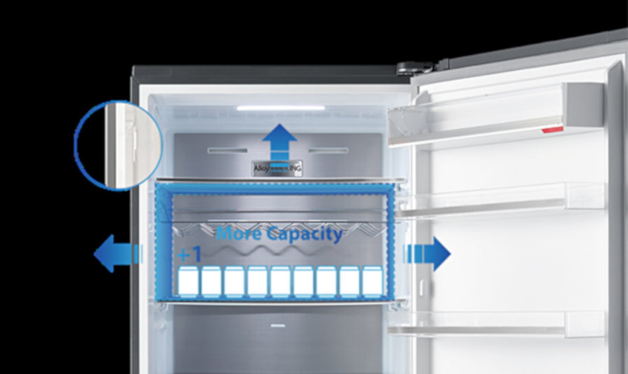 Lodówka TOSHIBA GR-RB360WE - Ultra Space