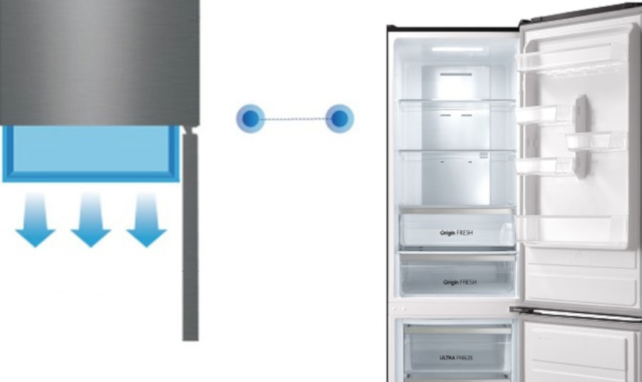 Lodówka TOSHIBA GR-RB360WE - Dual Temp Control
