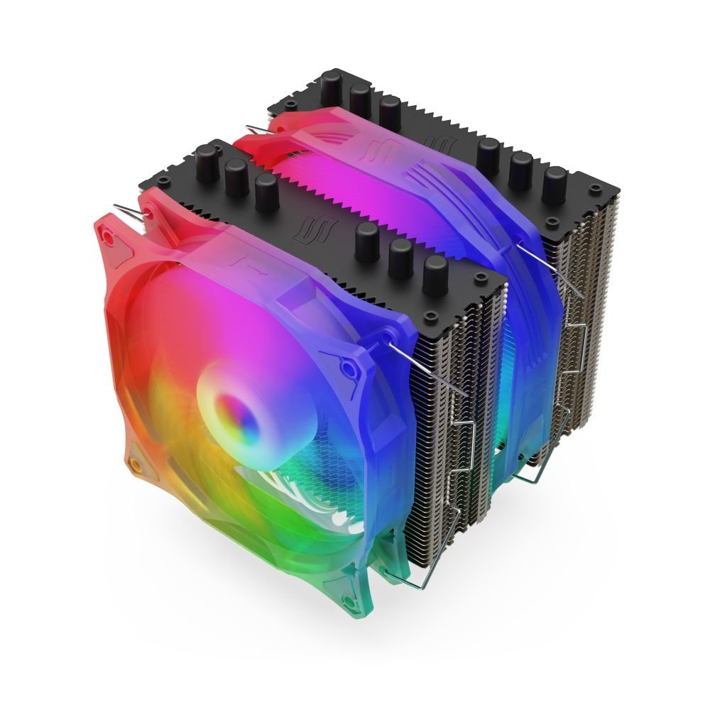 Chłodzenie CPU SILENTIUM PC Grandis 3 Evo ARGB odbieranie ciepła