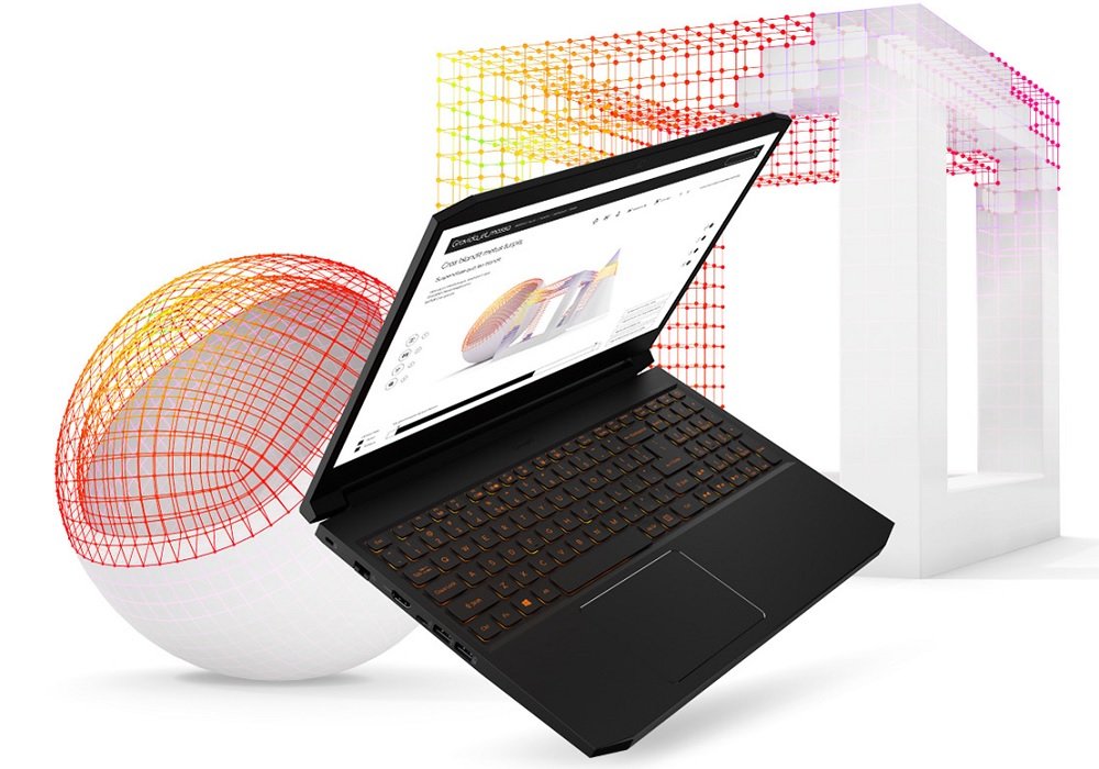 Laptop Acer ConceptD 5 Pro konstrukcja metalowa podświetlona klawiatura