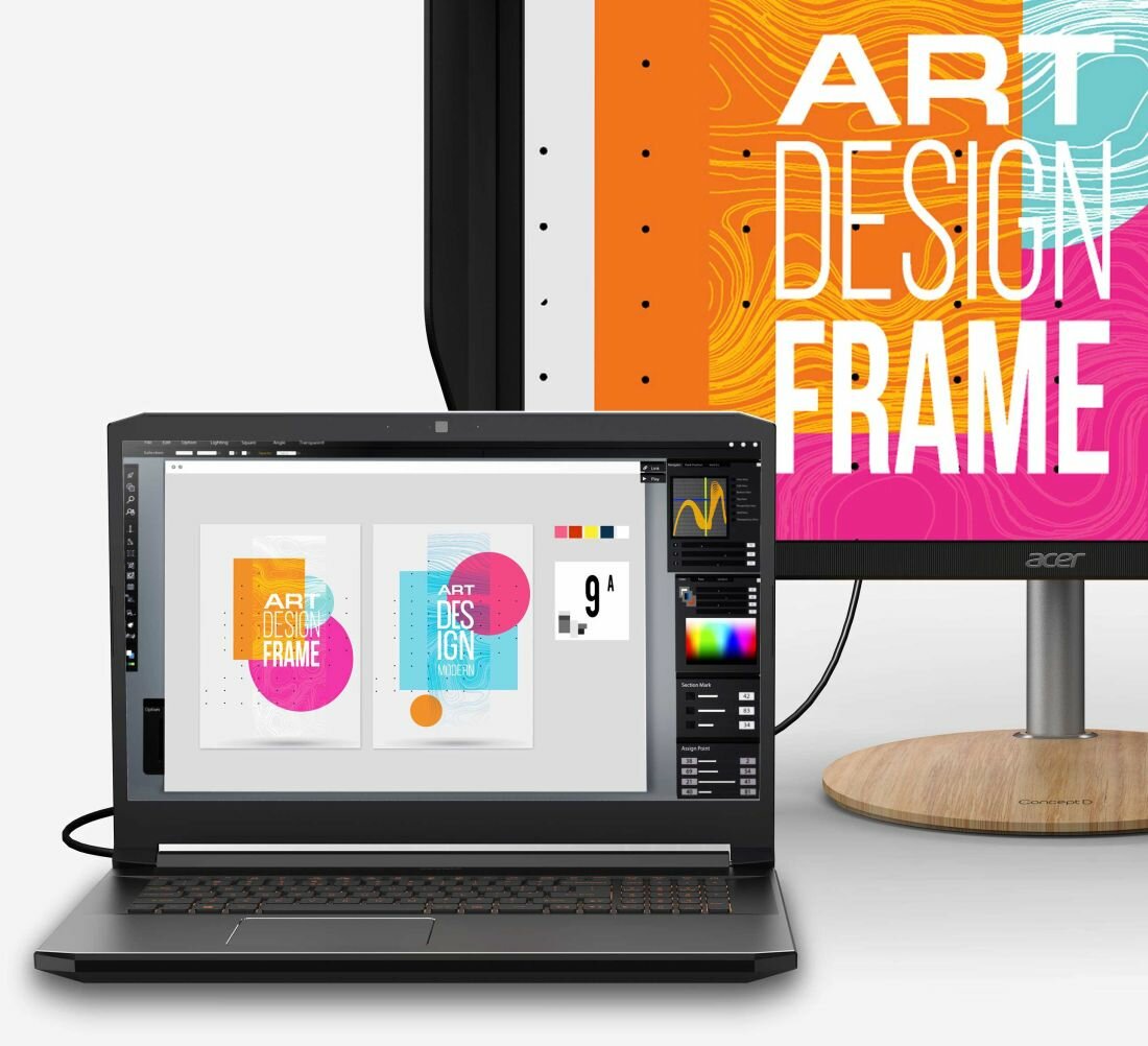 Laptop ACER ConceptD 5 - USB Type-C