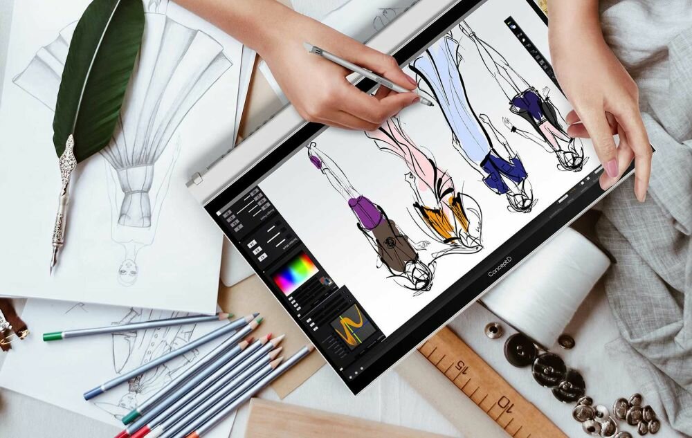 Laptop ACER ConceptD 3 Ezel  - Elastyczność