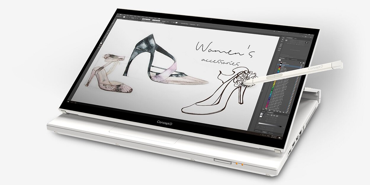 Laptop ACER ConceptD 7 Ezel Pro CC715-91P - Wacom EMR