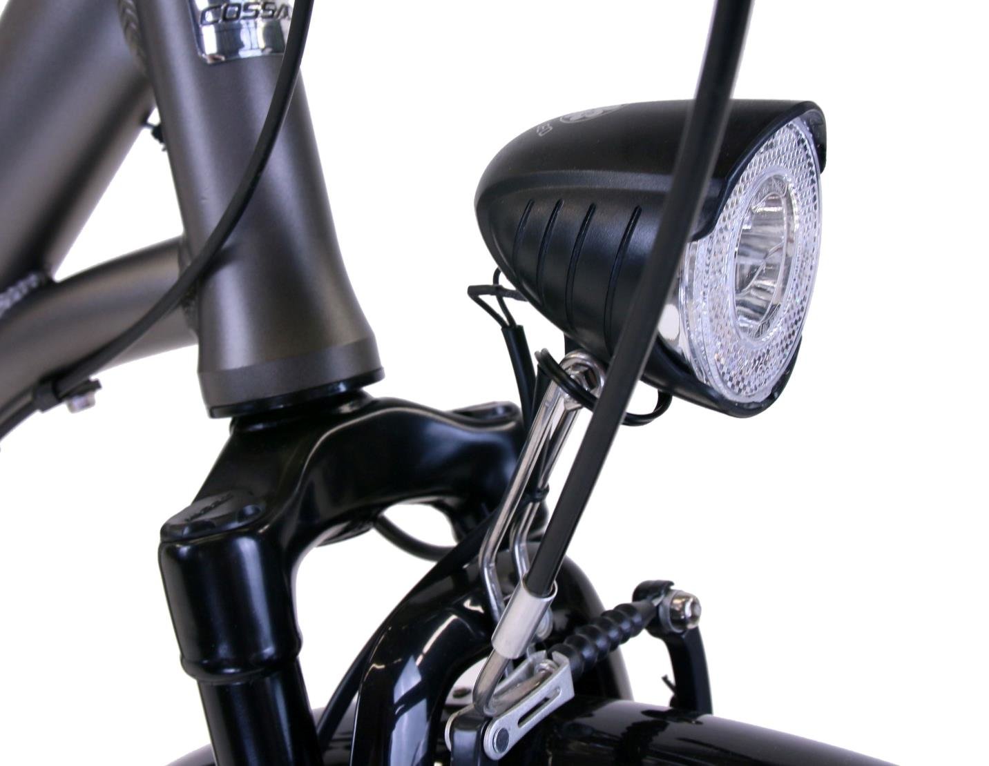 Rower miejski COSSACK Economic City 28 Amdy 3B - oświetlenie LED