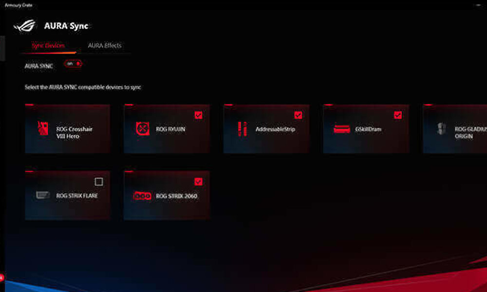 ASUS Rog Strix LC 240 RGB aplikacja