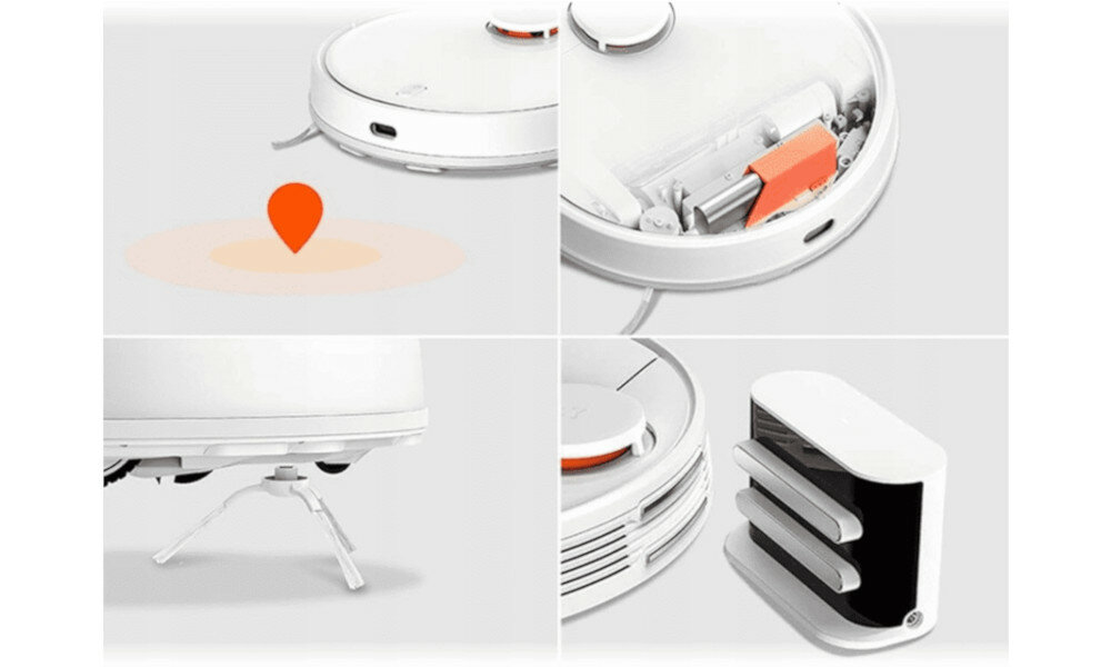 Robot sprzątający XIAOMI Mi Robot Vacuum Pro Czarny mycie mop