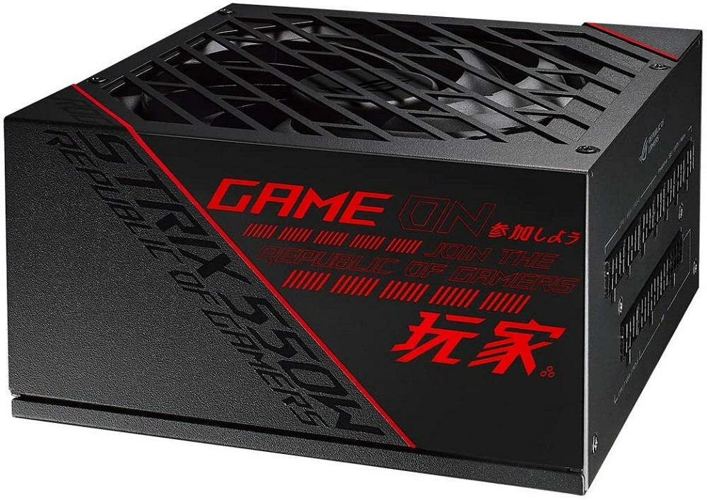 Zasilacz ASUS Rog Strix 550W Gold - funckje wysoka wydajnosc