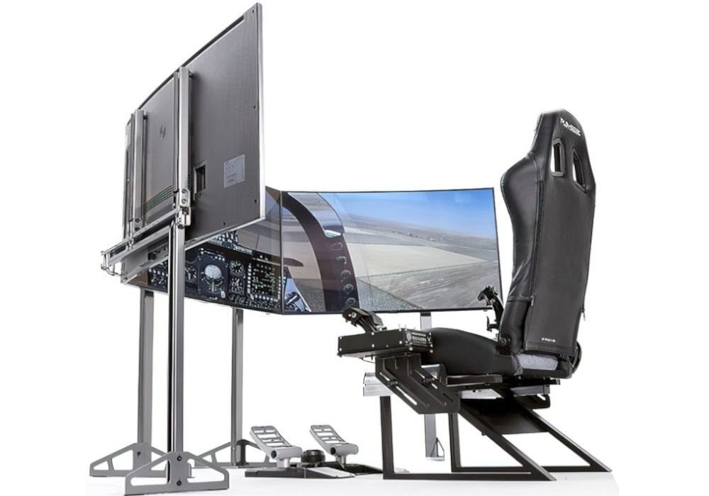 Stojak na monitor PLAYSEAT Stand Triple Package R.AC.00154 wytrzymałość realizm wyposażenie solidność wyścigi