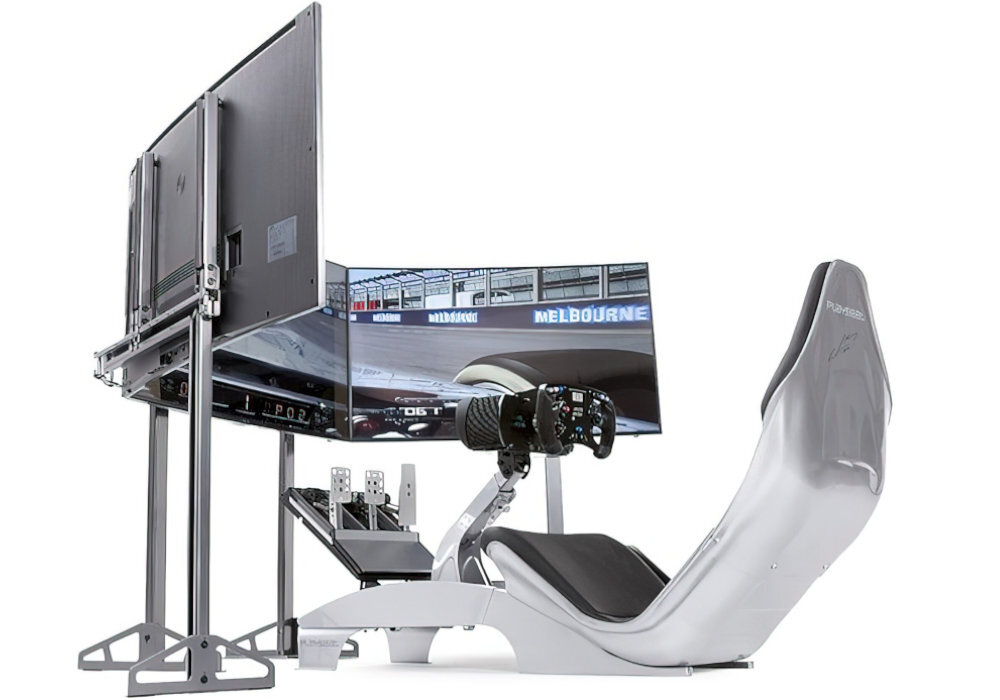 Stojak na monitor PLAYSEAT Stand Triple Package R.AC.00154 wytrzymałość realizm wyposażenie solidność wyścigi