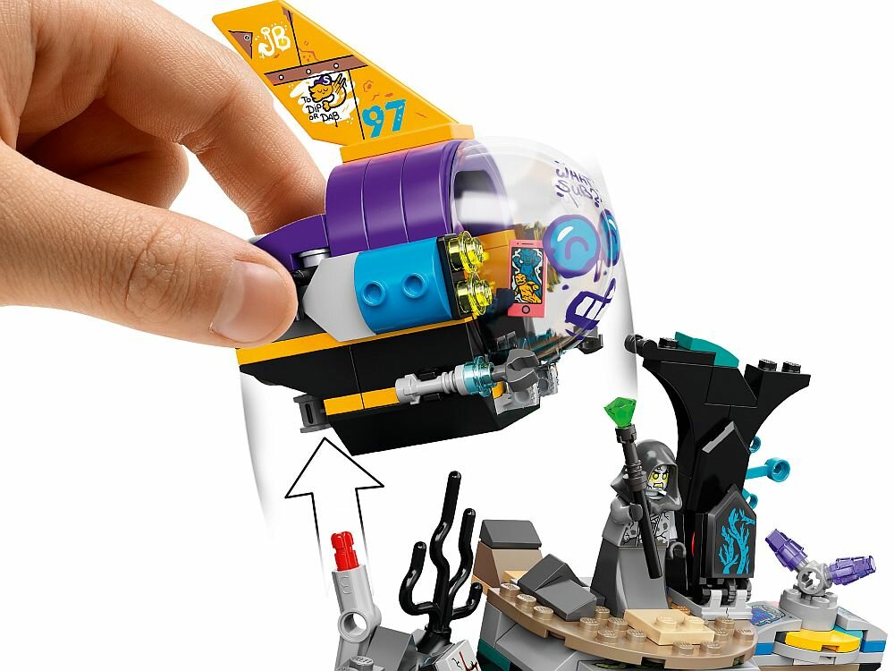 LEGO Hidden Side Łódź podwodna J.B. 70433 - Pojedynek na stacji metra