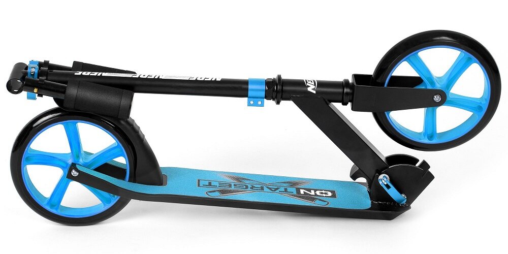 Hulajnoga dla dzieci SPOKEY Nerf Hasbro Noise Niebiesko pomarańczowy Kompaktowe wymiary