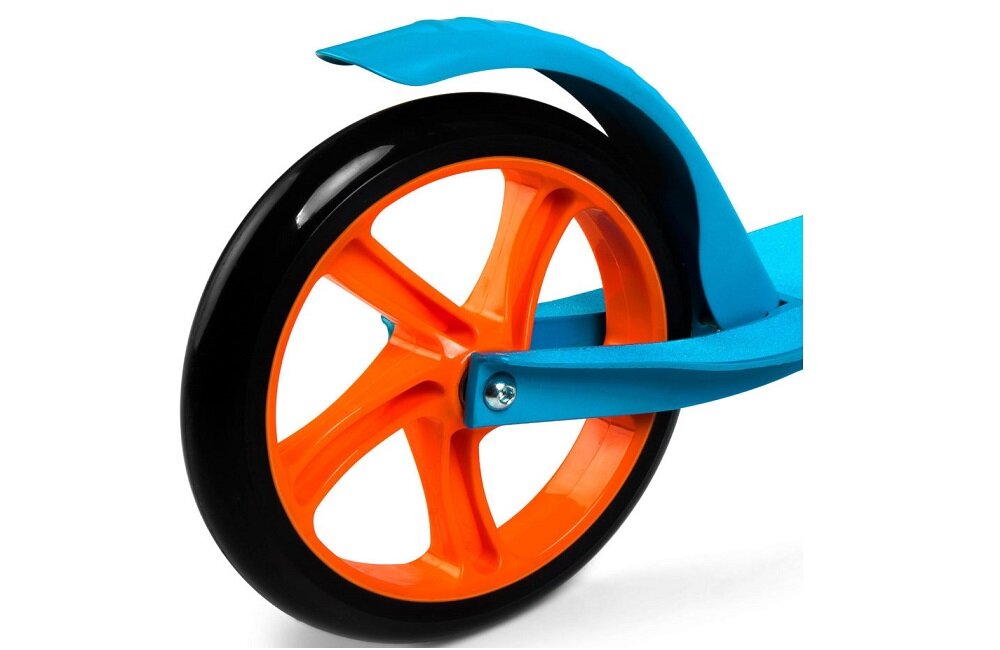 Hulajnoga dla dzieci SPOKEY Nerf Hasbro Noise Niebiesko pomarańczowy Duże koła i hamulec nożny