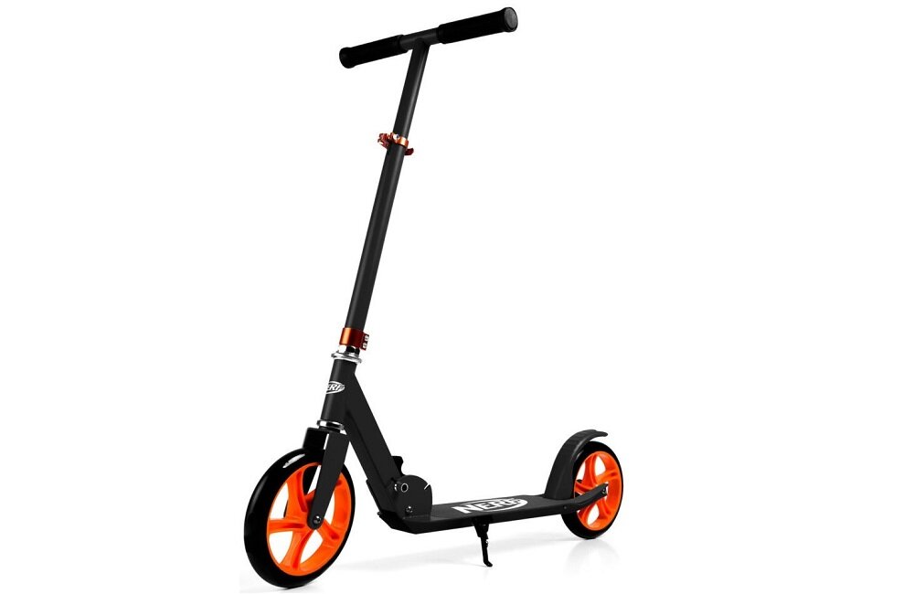 Hulajnoga dla dzieci SPOKEY Nerf Hasbro Noise Czarno pomarańczowy Opcje regulacji kierownicy