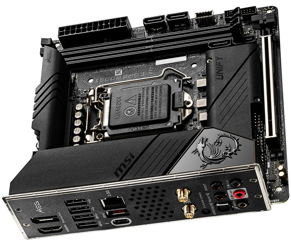 Płyta główna MSI Meg Z490I UNIFY - konstrukcja 