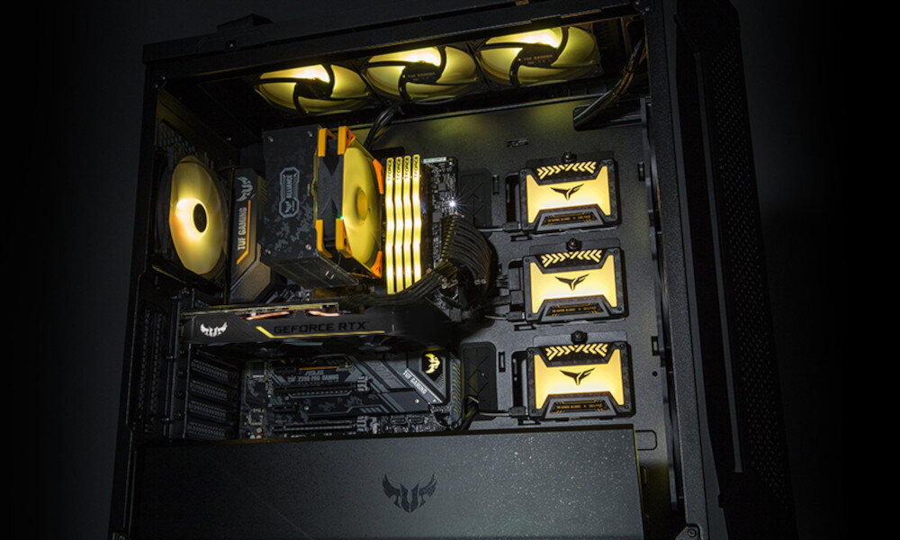 Karta graficzna ASUS TUF GeForce GTX 1650 Gaming 4GB kompatybilność TUF wygląd stylistyka