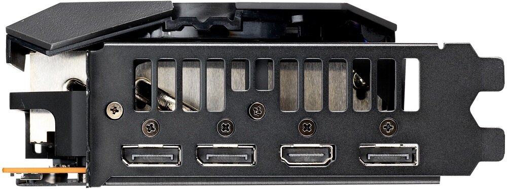 Karta Graficzna ASUS ROG Strix Radeon RX 5600 XT - złącza Display Port HDMI praca na kilku monitorach jednocześnie