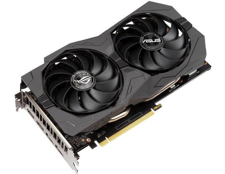 Karta graficzna ASUS Rog Strix GeForce GTX 1650 OC 4GB - architektura Turing zwiększona ilość klatek przyśpieszony procesor graficzny wydajność 1815 MHz