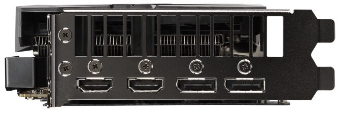 Karta graficzna ASUS Rog Strix GeForce GTX 1650 OC 4GB - złącza Display Port HDMI praca na kilku monitorach jednocześnie