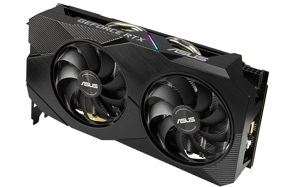 Karta graficzna ASUS GeForce RTX 2060 Super Dual EVO 8GB - Nvidia Turing akceleracja DLSS AI przyśpieszone generowanie klatek