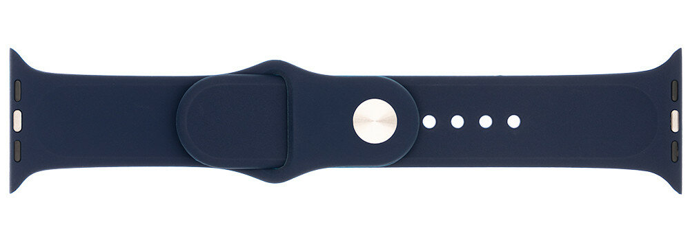 Pasek XLINE Smooth do Apple Watch (42/44mm) czarny wyglad zapiety gladki