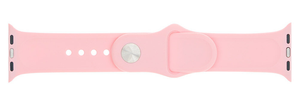 Pasek XLINE Smooth do Apple Watch (38/40mm) Różowy wyglad zapiety gladki