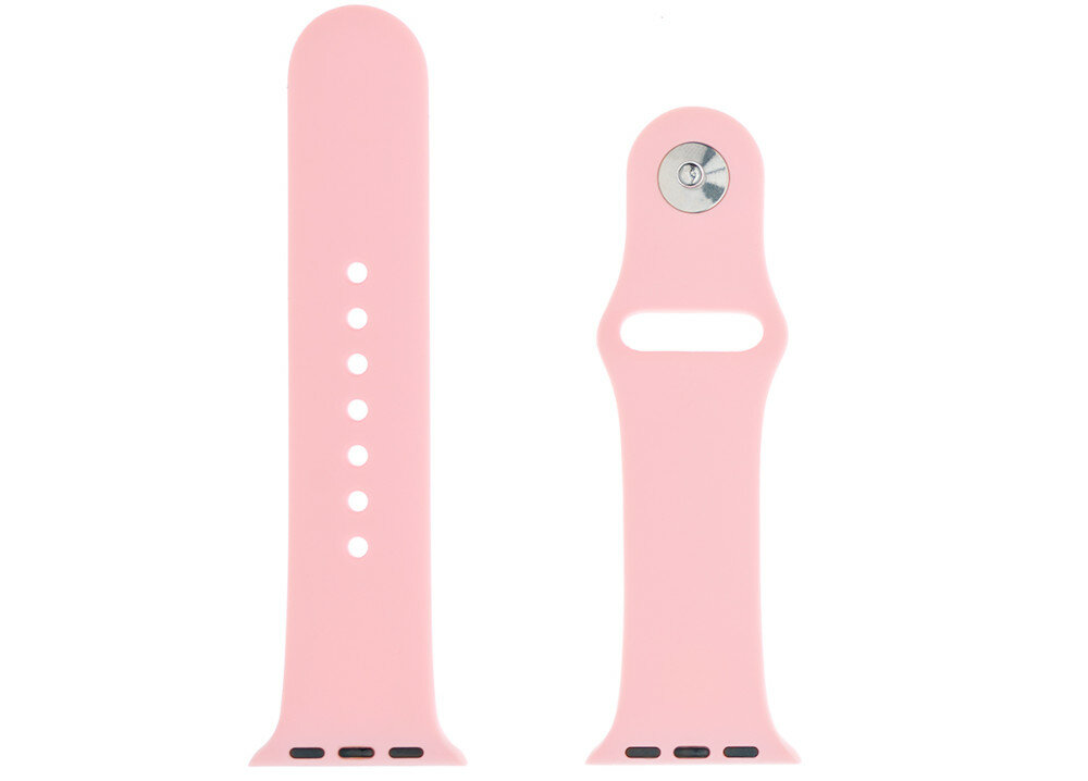 Pasek XLINE Smooth do Apple Watch (38/40mm) Różowy zapiecie odpiety