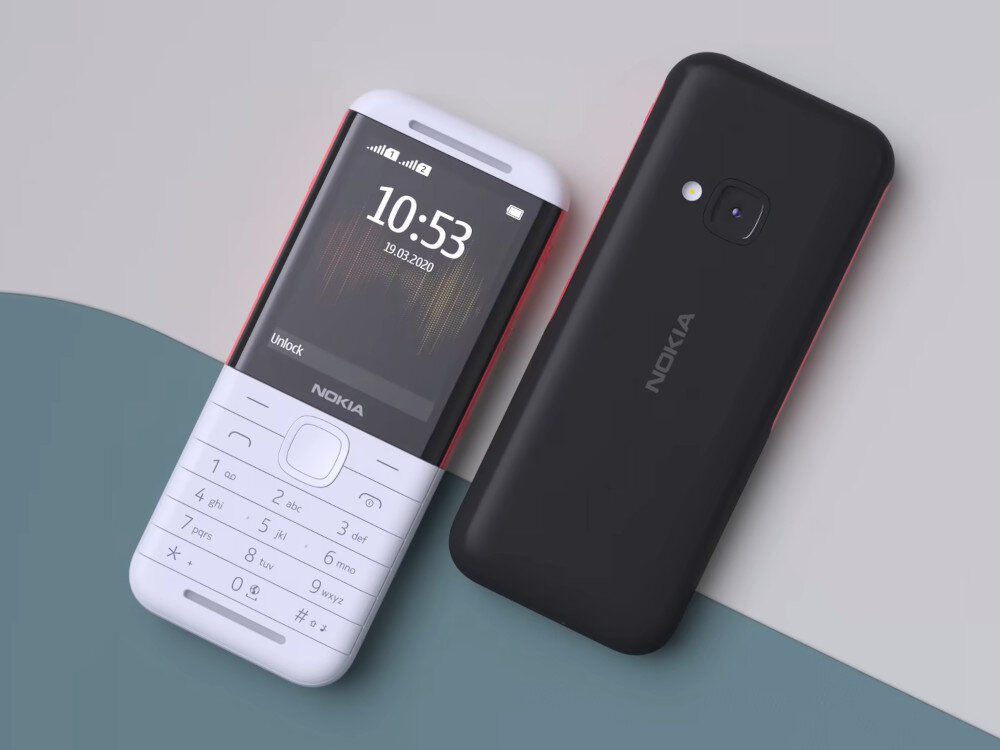 Telefon NOKIA 5310 odtwarzacz MP3 karta MicroSD bezprzewodowe radio FM przyciski głośniki