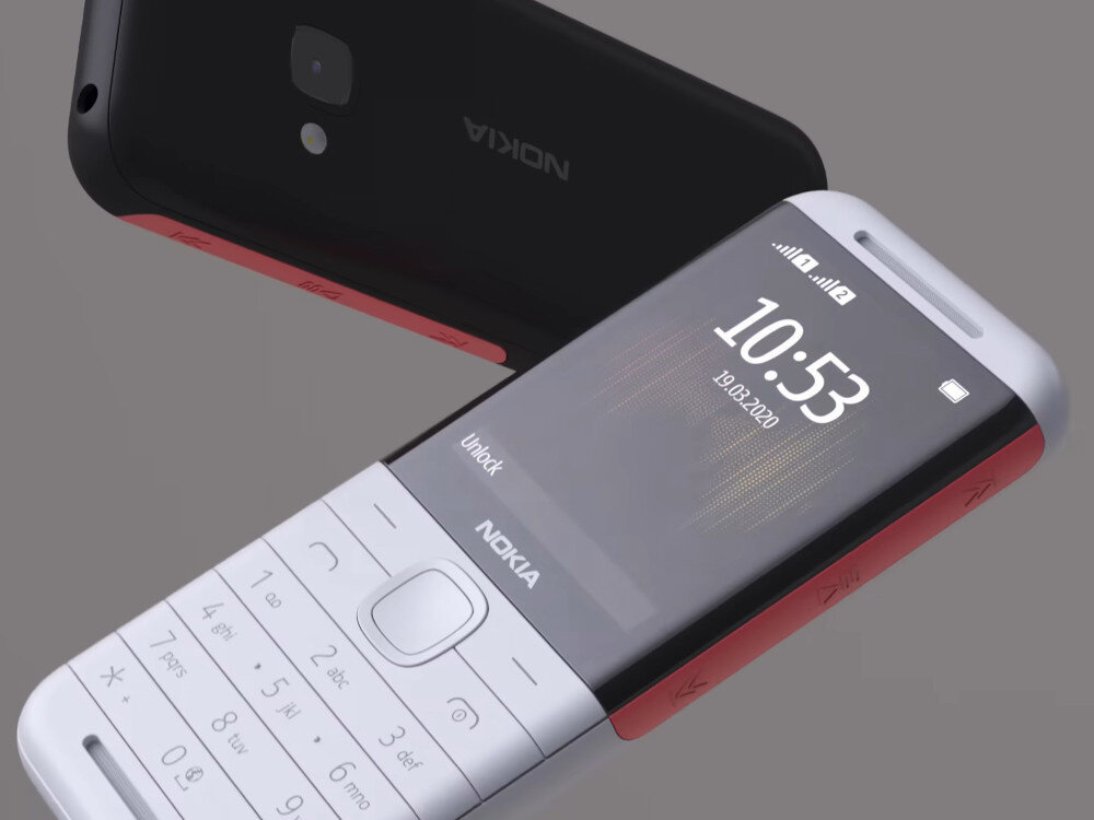Telefon NOKIA 5310 prostotę obsługi wygodę użytkowania przyciskom wygodnemu chwytowi dwa sloty na karty SIM