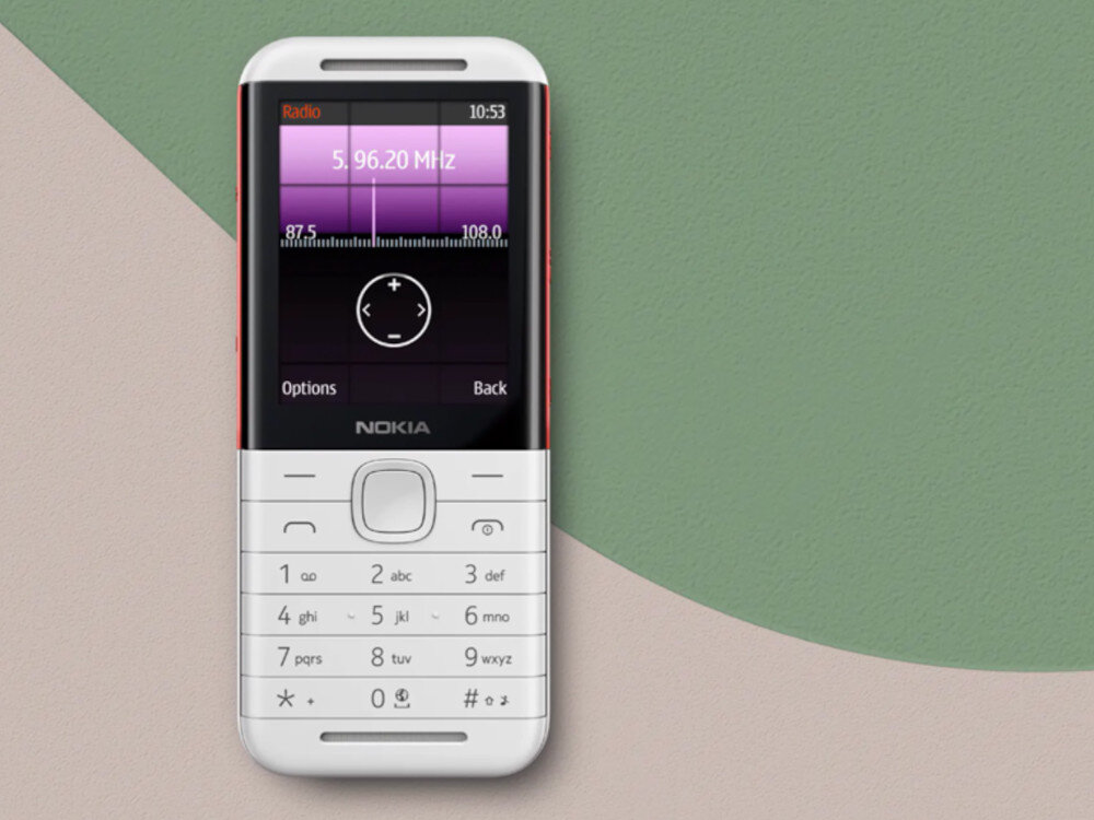 Telefon NOKIA 5310 wyświetlacz przycisków do obsługi muzyki
