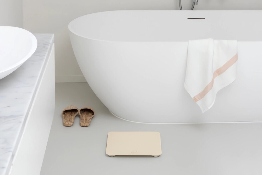 Waga BRABANTIA 280146 ReNew Wysoka funkcjonalność Zasilana bateriami udźwig maksymalna waga wyświetlacz LED