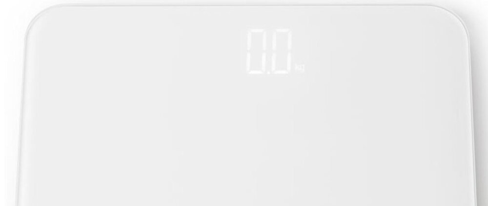 Waga BRABANTIA 280146 ReNew Dokładny wynik precyzyjne pomiary cyfrowy system łatwa obsługa Antypoślizgowe nóżki ochrona użytkowanie szklana powierzchnia Funkcja automatycznego wyłączania oszczędność baterii