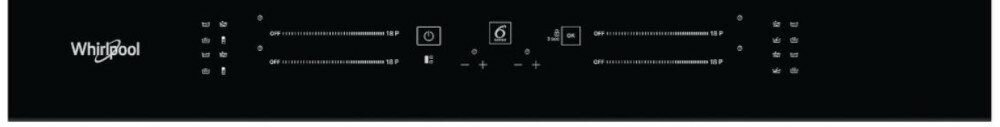Whirlpool - WF S9365 BF/IXL poziomy mocy strefy grzewcze czas szybkość gotowania