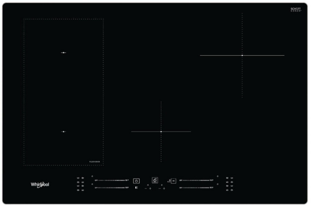 Whirlpool - WL S8977 AL funkcje inteligentne urządzenie płyta strefy kontrola design piękno ponadczasowe wzornictwo nowoczesność