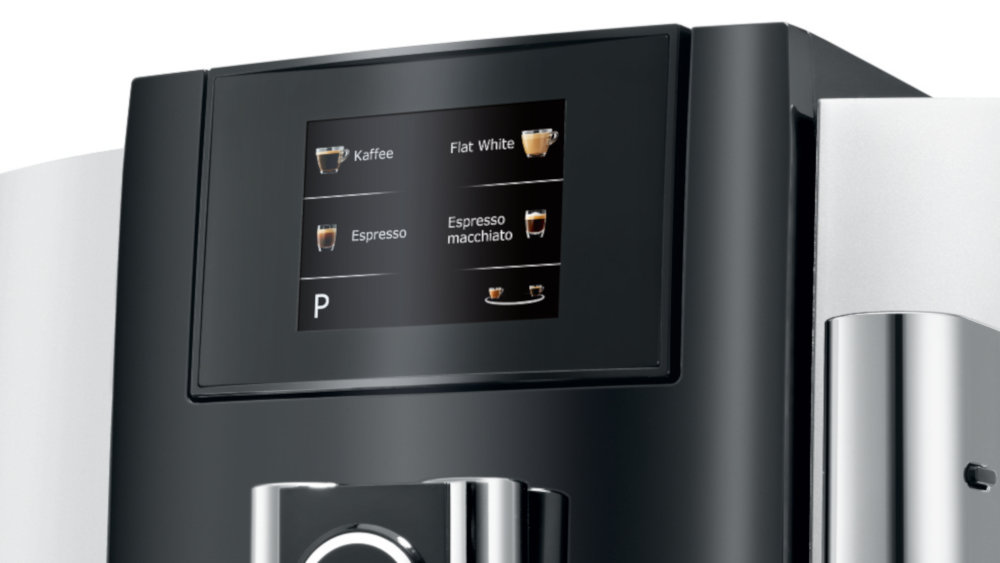 Ekspres JURA E8 Touch Platin - Wyświetlacz