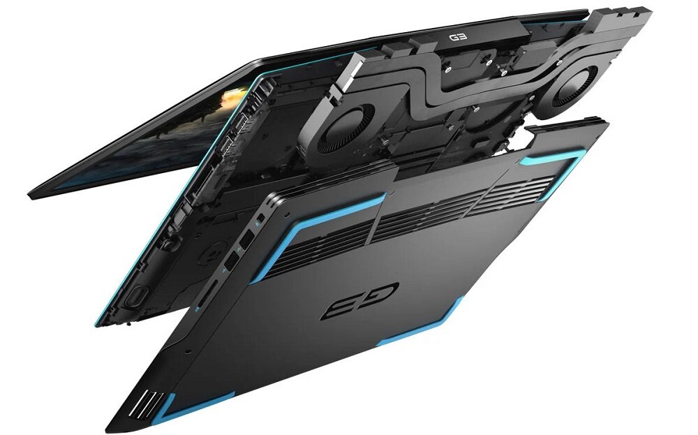 Laptop DELL G3 15 3500- system chlodzenia  