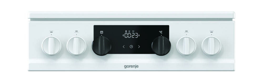 GORENJE-K5341WJ kuchenka piekarnik sterowanie panel ustawienia czas temperatura funkcje